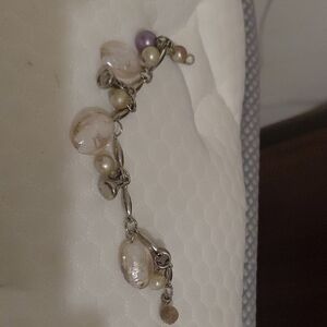 Elegant Silver and Pearl Bracelet